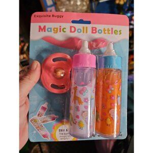 Buggy Baby Disappearing Magic Bottles Includes 1 Milk 1 Juice Bottle